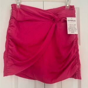 NWT | glam | Apricot Lane | Hot Pink Mini Skirt